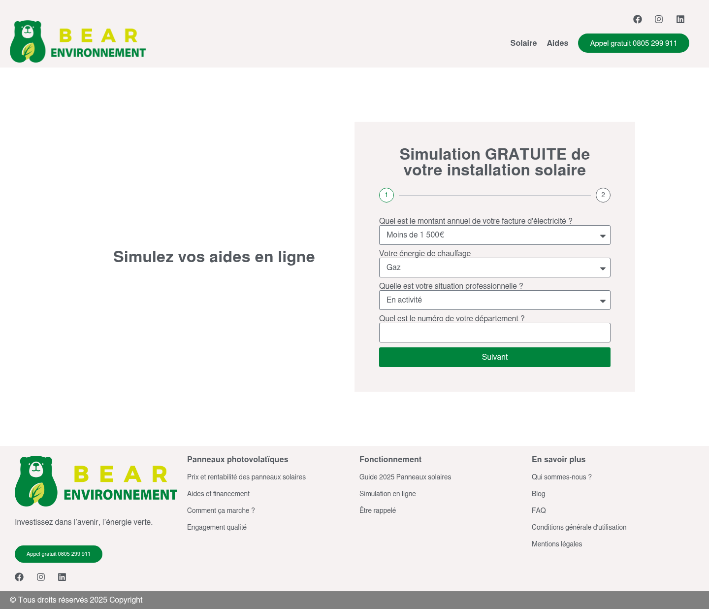 Bear Environnement