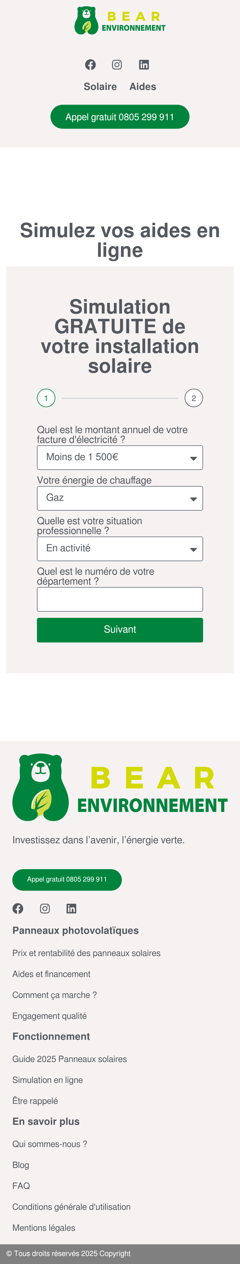 Bear Environnement